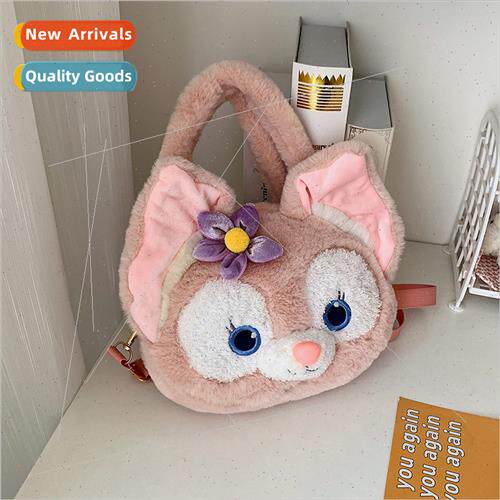 Women  Plush Small Fox Crossbody Tote Mending Bag Cute ins T