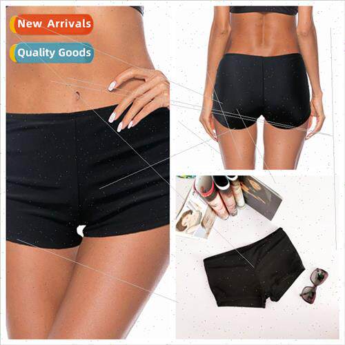 2019 New Sexy Womens Flat Front Swim Trunks Swimwear Swimsus