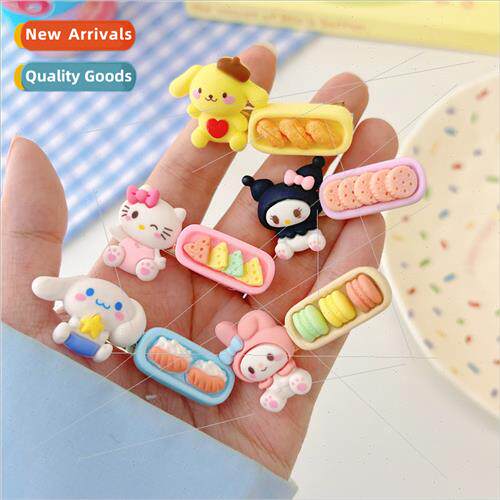 Hair clips female candy color sweet cute dog hair accessorie