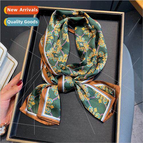2021 new Korean  decorative fashion imation silk floral patt