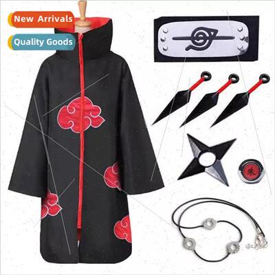 Naruto dawn organization full set of clothes cape cloak Hall