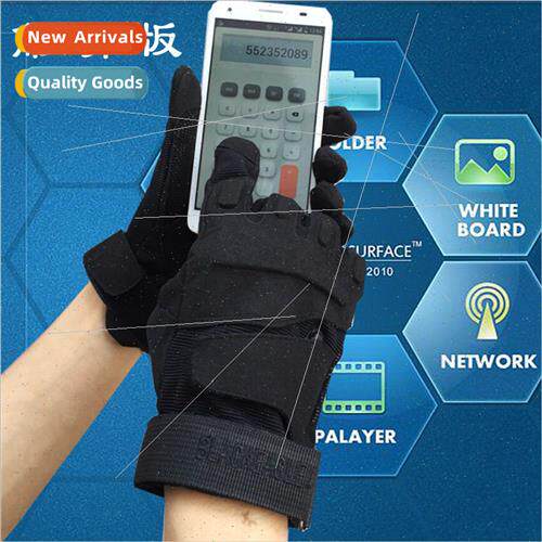 Outdoor winter men touch screen warm gloves tactical gloves
