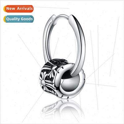 Korean  simple metal wind personaly creative  earrings strai