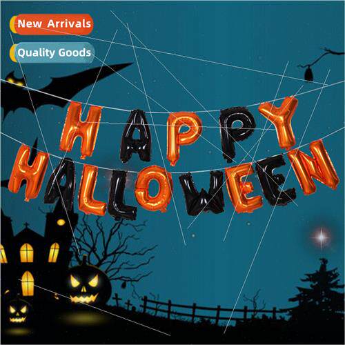 Halloween decoration aluminum foil balloon happy halloween h