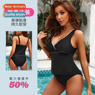 wav color deep sexy women swimsu separates solid Europe
