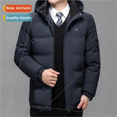 Dad winter jacket middle-aged men padded thickened down cott