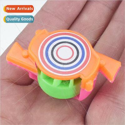 interesting plastic mouth blowing gyro mini whistle gyro toy