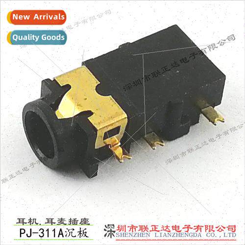 nking plate headphone socket 6-pin gold-plated headphone soc