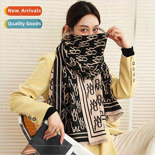 2023 Korea  new fall winter warm scarf female winter double-