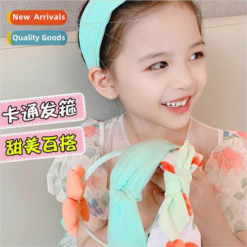 Children cute hair bands girls do not strangle head Korea 20
