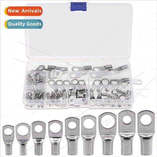 65pcs boxed peephole terminal block cold pressed sc6 10 16 2