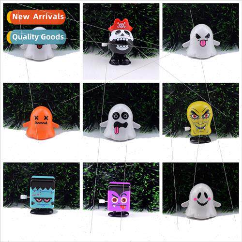 Halloween clockwork walking pumpkin wch ghost pirate skull j