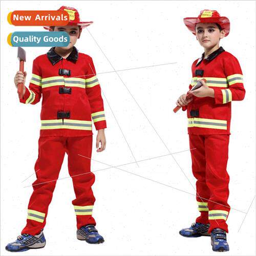 Halloween Cosplay Costume Children Firefighter Costume Firef