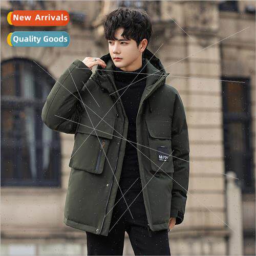Couple  down jacket men short 2023 winter new workwear whe d