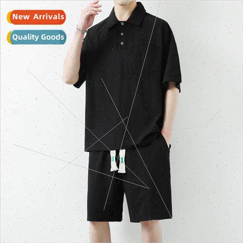 Men short-sleeved summer lapel polo shirt HK fashion su spor