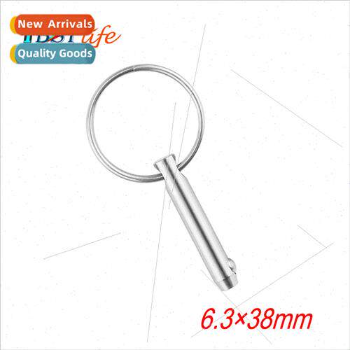 6.3*38mm 316 stainless steel marine spring quick safety pin