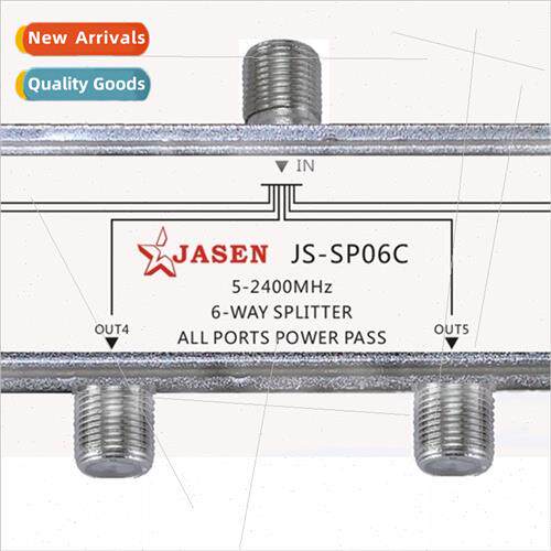 TV signal splter 6-way splter 6-way splter JS-SP06C