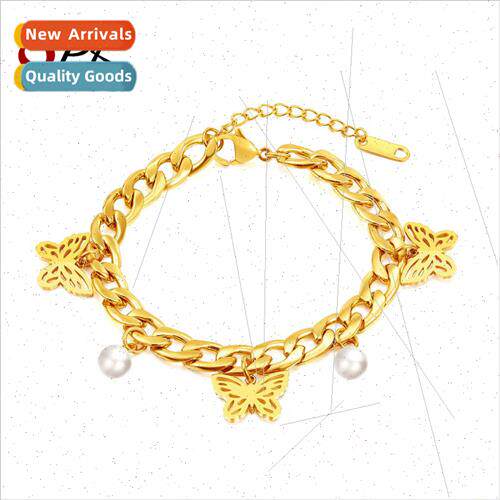 Europe fashion Cuban chain tanium steel jewelry simple versa