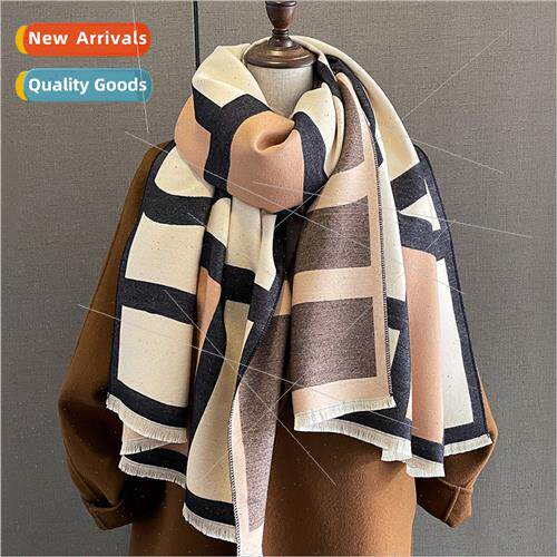 Korea  imation cashmere thickened scarf female winter versat