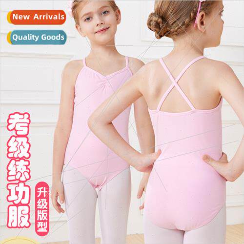 Childrens dance clothes suspenders practice clothes summer C