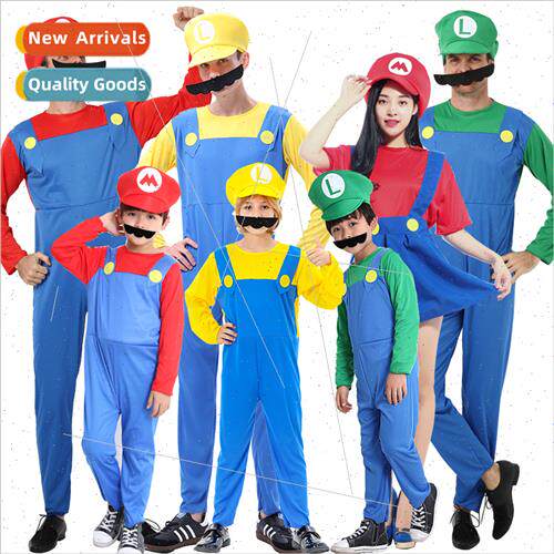 Halloween Super Mario Costume Anime cosplay costumes Mario s