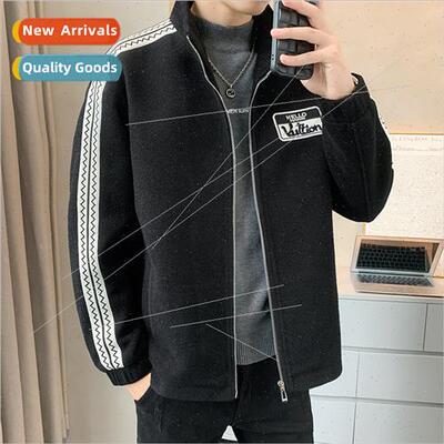 Ou face velvet padded jacket men fall winter 2023 new collar