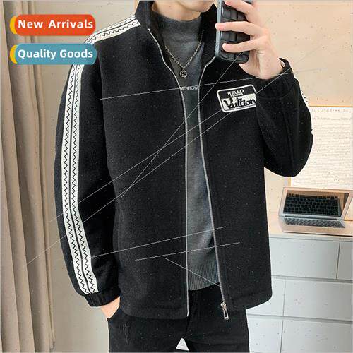 Ou face velvet padded jacket men fall winter 2023 new collar