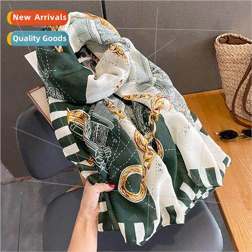 new scarf female winter Korea  chain cotton scarf female war