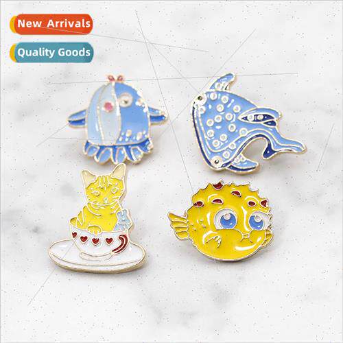 Japan cute cute cats Underwater world small fish octopus dol