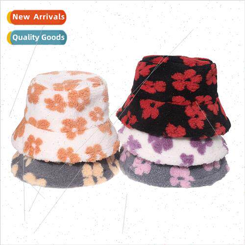 2021 winter  flower pot hat Japan Korea ins printing warm ca