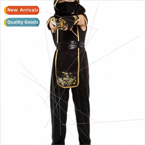 Halloween Costumes Adult Children Mens Costumes Black Gold n