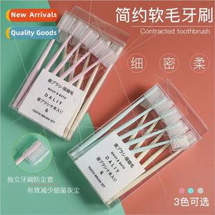 Korea macaroon toothbrush ten pack adult soft bristle toothb