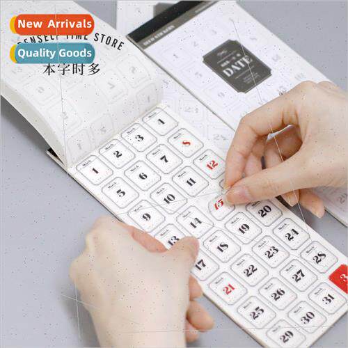 Year-round date sticker book planner companion journal stick