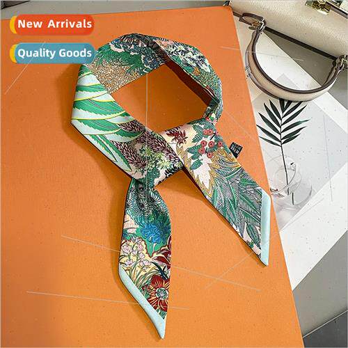 Vintage French long decorative ribbon Korea tie hair scarf h