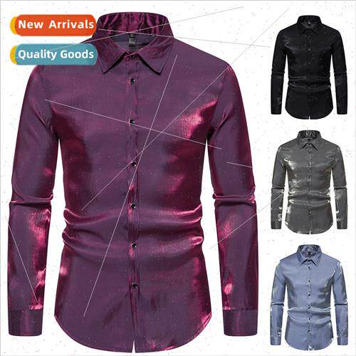2023 new Europe size men fashion nd nightclub dazzle color l
