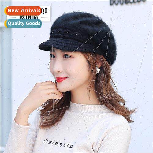 Winter hat women fashion warm padded ear protection rabb hai