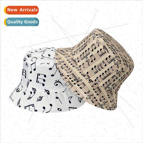 New music notes show face small pot hat wh outdoor leisure d