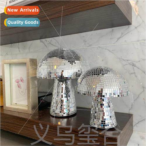 New Mushroom Disco Ball Mirrored Glass Block Mushroom Disco