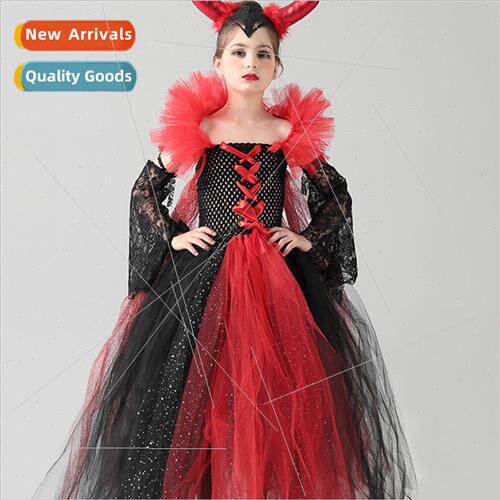 Halloween Girls Scary Vampire Princess Dress Wch Wicked Quee