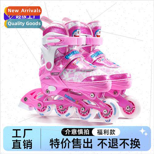 Skates children Doraemon  03 boys and girls single row begin