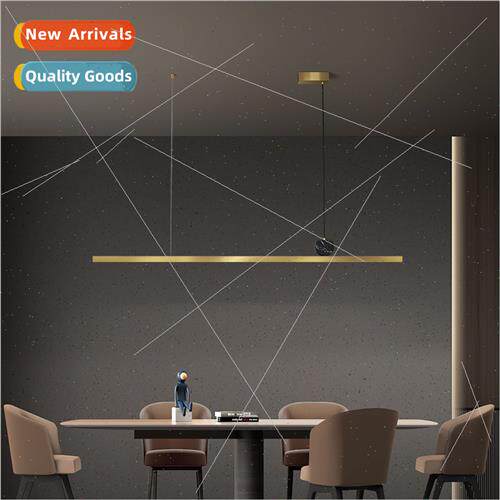 Italian minimalist black dining room chandelier full copper
