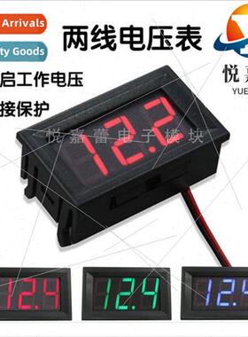 2-Wire DC Voltmeter Head 0.56 inch LED Digal Voltmeter DC4.5