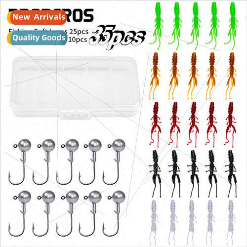 Floating Shrimp Road Runner Soft Shrimp Lead Head Hook Ned F