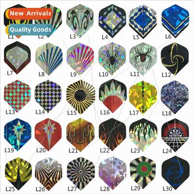 PET LESER Reflective Laser Dart Wings PVC Dart Accessories A