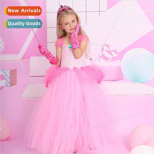 Halloween Cosplay Play Costume Super Mario Princess Dress Pi