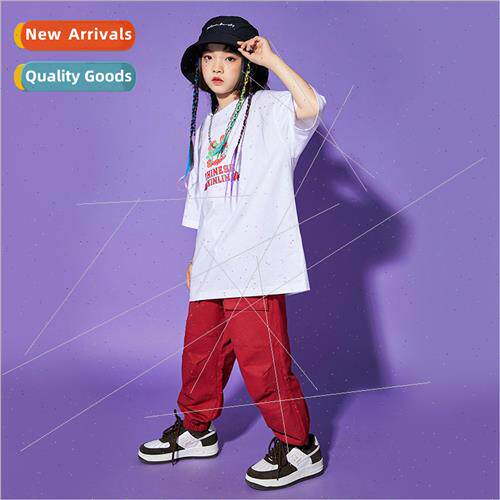 Children Hip Hop  Su Loose Boys Set Dance Costume Summer Gir
