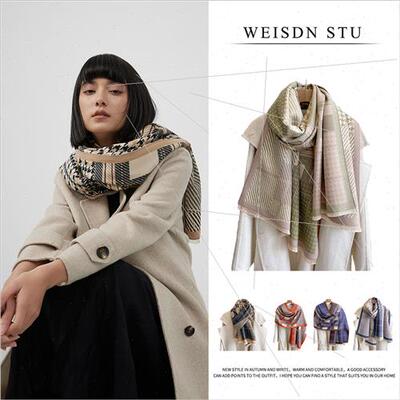 New summer winter air-condioning shawl female faux cashmere