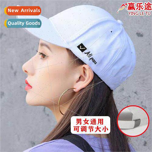 Spring new hat female Korean  tide letters embroidery bent b