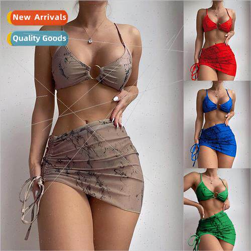 Swimwear New Bikini Swimsu Womens Spl Three Piece Swimsu Eur