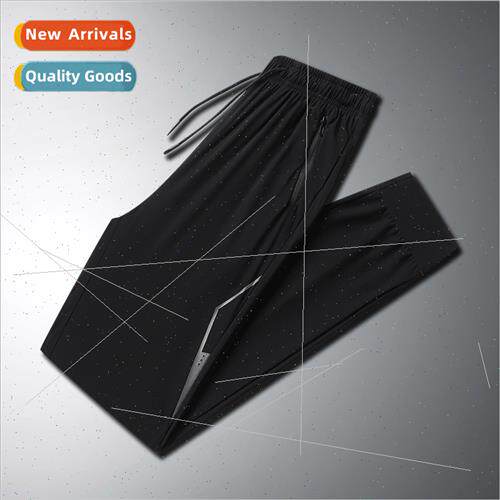 2023 men new summer casual loose quick dry pants large size